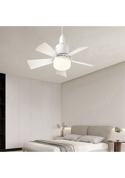 Uzaktan Kumandalı Soket Fan Işığı, Tavan 3 Kademeli, Kısılabilir Led, E27 Taban, Kablosuz (Yurt Dışından)