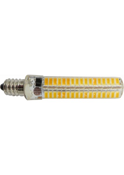 LED Kısılabilir Silikon Lamba Işığı E14 5W Mısır Ampul 136 Smd 5730 110V 100V-120V Sıcak Beyaz (Yurt Dışından)