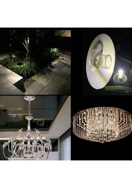 LED Kısılabilir Silikon Lamba Işığı E14 5W Mısır Ampul 136 Smd 5730 110V 100V-120V Sıcak Beyaz (Yurt Dışından)