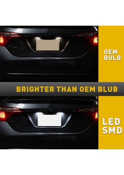 Araba LED Numarası Plaka Işığı Lambası 2014-2020 81270-02250 Aksesuarları Için (Yurt Dışından)