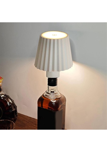 Kablosuz Şişe Lambası, Şişe Işığı, Likör Şişeleri Için LED Işıklar, Şarj Edilebilir Şarap Rgb Siyah (Yurt Dışından)
