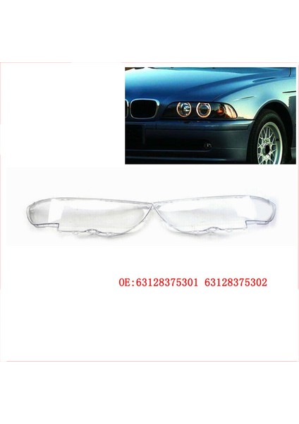 Sol Far Şeffaf Lens Kapağı Başkanı Işık Abajur 5 Serisi E39 Facelift 1996-2003 63128375301 63126908405 (Yurt Dışından) fiyatları