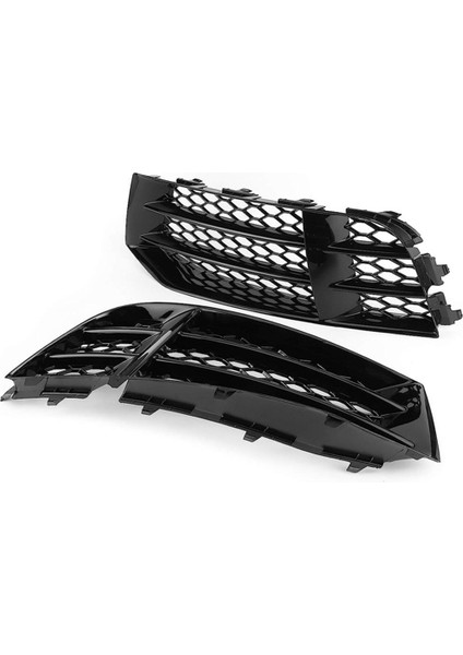 1 Çift Sis Farı Izgarası Petek Örgü Tampon Kapağı A5 S5 Rs5 08-16 Dekoratif Modifikasyon Parçaları (Yurt Dışından) fiyatları