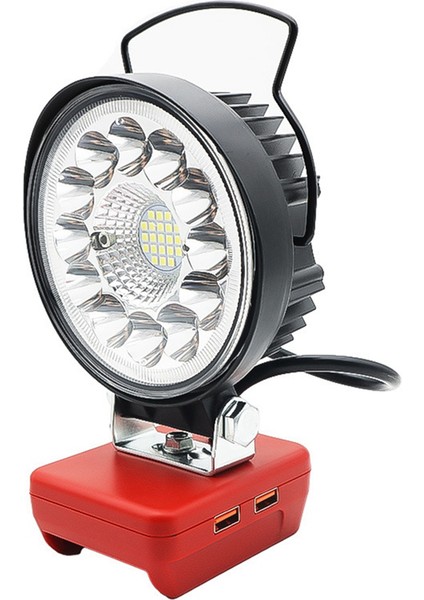 4 Inç Araba LED Çalışma Işığı El Feneri Elektrikli Torch Spot Işığı 18 V Li-Ion Pil Için USB Güç Bankası (Yurt Dışından)