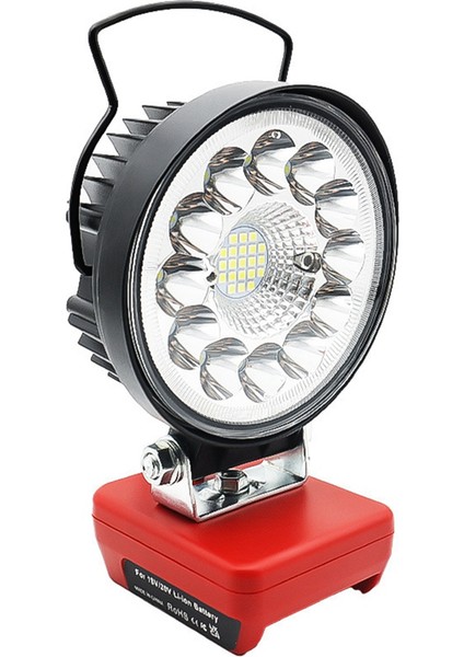 4 Inç Araba LED Çalışma Işığı El Feneri Elektrikli Torch Spot Işığı 18 V Li-Ion Pil Için USB Güç Bankası (Yurt Dışından)