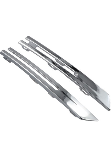 Araba Ön Tampon Sis Lambası Izgarası Parlak Şerit Krom Kaplama 32234952 32234953 XC60 2022 Için (Yurt Dışından)