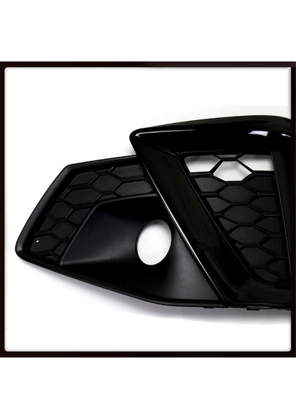 A4 A4L 20-21 Sport Için Siyah Araba Ön Tampon Izgarası Sis Lambası Işık Kapağı (Yurt Dışından) modelleri