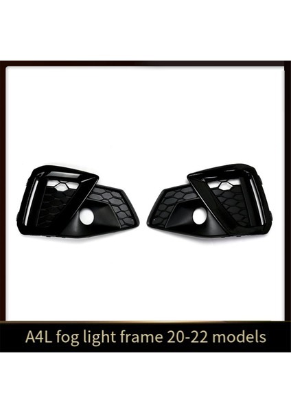 A4 A4L 20-21 Sport Için Siyah Araba Ön Tampon Izgarası Sis Lambası Işık Kapağı (Yurt Dışından) indirimleri