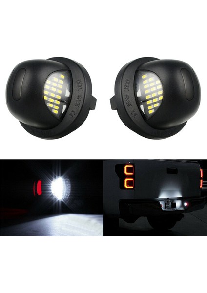 4x Araba Aksesuarları Plaka Işık Tabanı F250 1999-2016 Için LED Etiketi (Yurt Dışından)