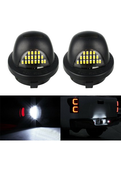 4x Araba Aksesuarları Plaka Işık Tabanı F250 1999-2016 Için LED Etiketi (Yurt Dışından)