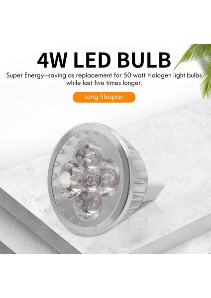 4W Kısılabilir MR16 LED AMPUL/3200K Sıcak Beyaz Spot Işığı/50 Watt Eşdeğer Bi Pin Gu5.3 TABAN/330 Lümen Manzara, Vurgu, Gömme, Ray Aydınlatma Için 60 Derece Işın Açısı (Yurt Dışından)