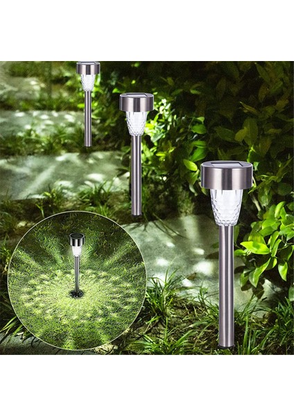 10PCS Güneş Işıkları Dış Mekan Suya Dayanıklı LED Aydınlatma Powered Bahçe Işıkları, A (Yurt Dışından) fırsatları