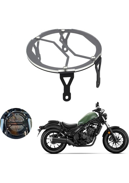 Motosiklet Far Koruyucu Izgara Guard Kapak Koruma Izgarası Rebel 300 REBEL300 CMX300 2017-2023 (Yurt Dışından) fırsatları