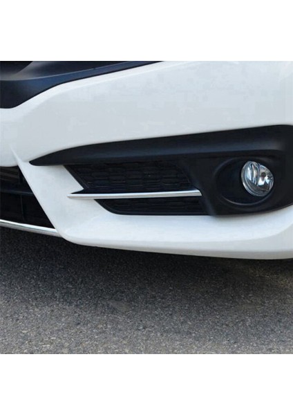 5x Ön Sis Lambası Kapağı Kaş Göz Kapağı Garnitür Dış Sis Lambası Trim Için 10TH 2016-2018 (Yurt Dışından)