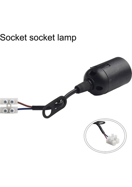 8 Adet E27 Lamba Tutucu Inşaat Soketi Dıy Site Yenileme Aydınlatma Aksesuarı (Yurt Dışından) fiyatları