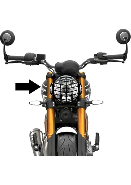 Hız 400 2024 Scrmabler 400X 2025 Koruma Kapağı Gümüş Için Motosiklet Far Koruması (Yurt Dışından) fiyatları