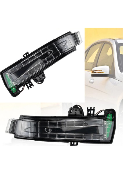 Araba Işaretleyici Dönüş Sinyali LED Işık Göstergesi Yan Ayna A2129067401, W204 C204 W212 Için A2129067501 (Yurt Dışından) fiyatları