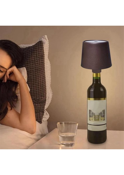 Kablosuz Şişe Lambası, 3 Renkli Kademesiz Karartma Pridola Işıkları, Barlar Için Dokunmatik LED Şarap Lambası Işığı, Restoran (Yurt Dışından) fiyatları