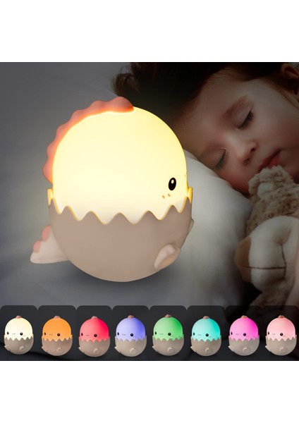Renk Değiştirme Modları ile Çocuklar Için Gece Lambası LED Kreş Tüm Gece Uyuyan Silikon Bebek (Yurt Dışından) modelleri
