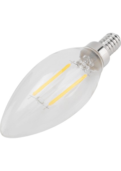 Kısılabilir E12 2W Cob Mum Alev Filament LED Ampul Lamba 10*3.5cm (Yurt Dışından)