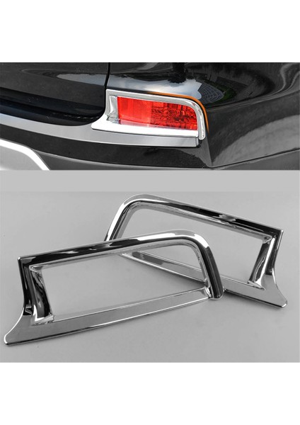 -V 2015 2016 Için Krom Arka Kuyruk Sis Farları Lamba Çerçevesi Kapak Trim (Yurt Dışından) modelleri