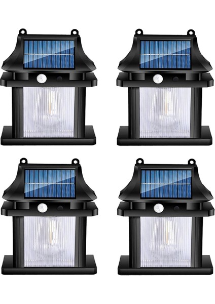 Yard Için 4pcs Güneş Işıkları Dış Mekan LED Bahçe Işık Parlak Su Geçirmez (Yurt Dışından)