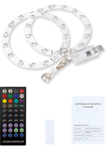Konsol Için Rgb Pikap Işık Çubuğu Symfony LED Aydınlatmalı Çoklu Efektler Slim Disc Digital Edition (Yurt Dışından)