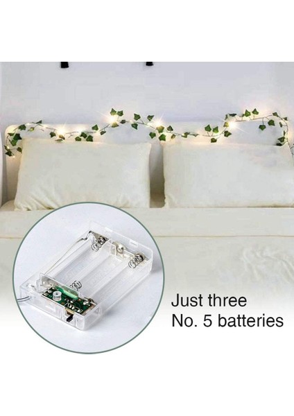 Yapay Bitkiler Lamba 20LED Uzunluk 2 M Açık Noel Doğum Günü Partisi Odası Duvar Düğün Dekor Için Uygun (Yurt Dışından)