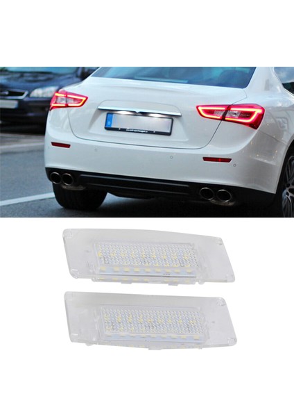 Iıı M157 2014-2020 673001401 Için 2x LED Plaka Işık Etiket Lambası (Yurt Dışından)