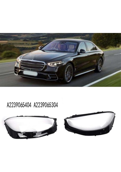 S-Class W223 2021 Sol Far Kapağı Şeffaf Kafa Işık Lambası Lens Maskesi A2239065304 (Yurt Dışından) fırsatları
