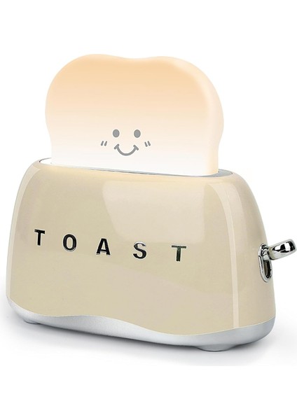 Retro Dekor Tost Makinesi Lambası, Retro Şekil Masa Dekorasyon Gençler Gençler Aralar Kadınlar Için Hediyeler Sarı (Yurt Dışından)