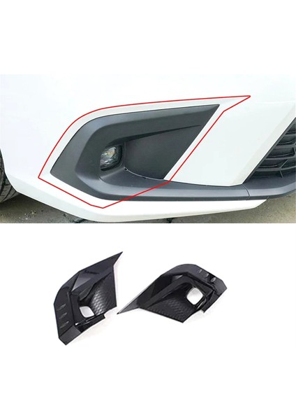 Araba Ön Sis Lambaları Kapak Hava Bıçağı Paneli Trim Çerçevesi 11. Nesil 2022 Için (Yurt Dışından) modelleri