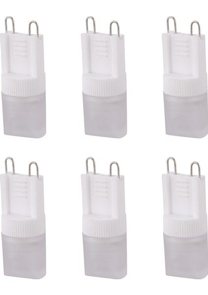 6x G9 Sıcak Beyaz 1 LED Ampul Spot Işık Lambası 1W Ac 220V-240V Yüksek Güç (Yurt Dışından)