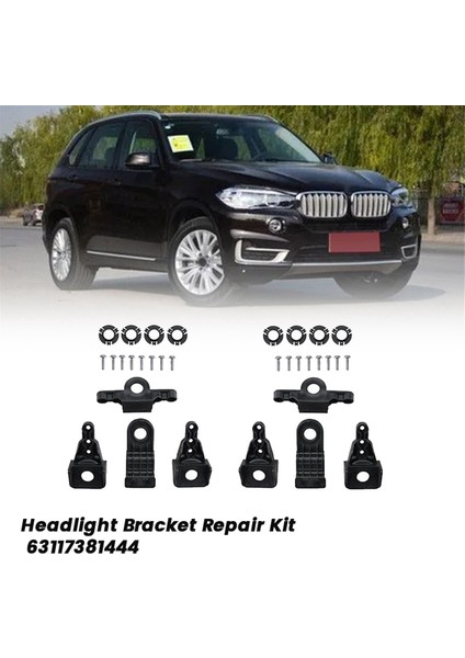 1 Çift Far Braketi Tamir Kiti 63117381444 X5 X6 F15 F16 2014-2018 Kafa Işık Lambası Sabit Tutucu Vidalı Bağlantı (Yurt Dışından) fiyatları