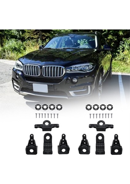 1 Çift Far Braketi Tamir Kiti 63117381444 X5 X6 F15 F16 2014-2018 Kafa Işık Lambası Sabit Tutucu Vidalı Bağlantı (Yurt Dışından) modelleri