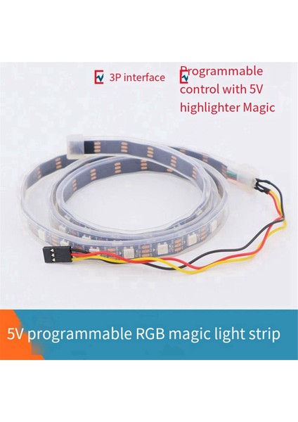Programlanabilir Rgb Tam Renkli LED Işık Şeridi R3 Geliştirme Kurulu Için Uygun 5V Akan Su Lambası Modülü, B (Yurt Dışından)