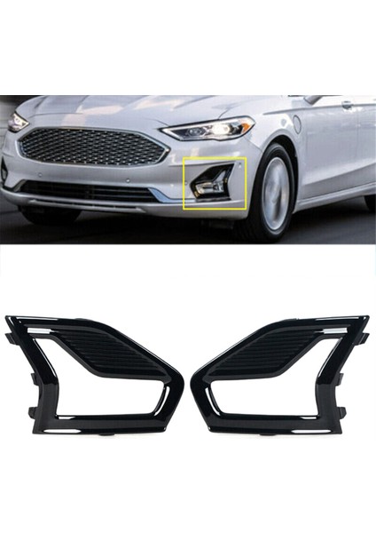 1 Çift Araba Ön Tampon Sis Lambası Kapağı Izgarası Sis Lambası Trim Çerçeve 2019-2020 Için (Yurt Dışından)
