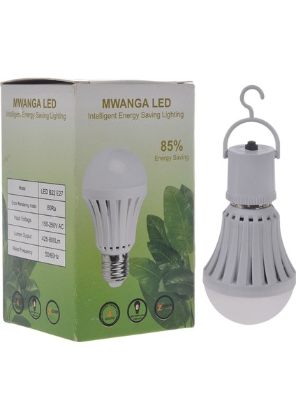 Yüksek Gerilim 1 E27 25LED 2835 Smd 15W Plastik LED Akıllı Acil Durum Ampulü 417LM Beyaz 85V-265V Ambalaj + Kanca Kapağı ile (Yurt Dışından) fiyatları