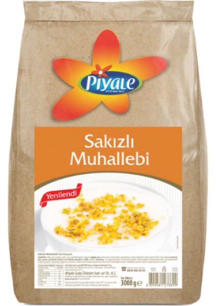 Sakızlı Muhallebi 3 kg