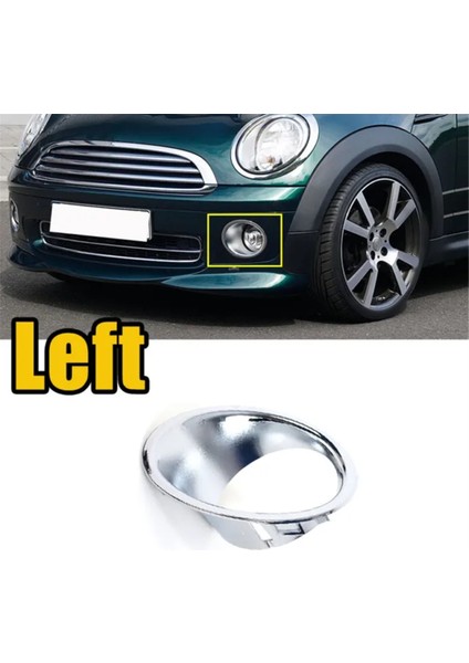 Otomatik Sol Ön Tampon Sis Lambası Elektroliz Kaplama Kapak Dekoratif Halka R55 R56 R57 51112753661 (Yurt Dışından) fiyatları