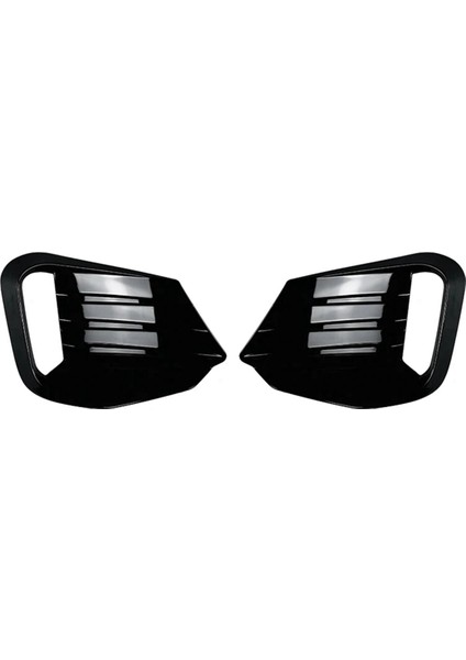 Siyah 3 Serisi Için G20 G21 2023+ Ön Sis Lambası Izgarası Dekoratif Kapak Çıkartmalar Yan Kanallar Ayırıcılar (Yurt Dışından)