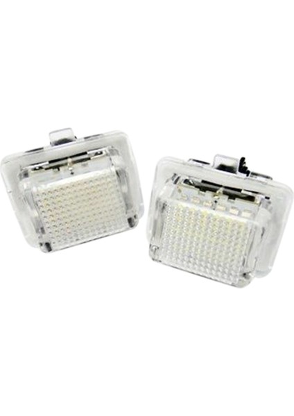 6 Adet Araba Plaka Işığı W204/W212/W216/W221/W207 18 LED Beyaz Arka Etiket Işıkları (Yurt Dışından)