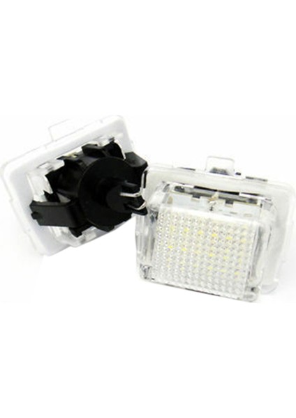 6 Adet Araba Plaka Işığı W204/W212/W216/W221/W207 18 LED Beyaz Arka Etiket Işıkları (Yurt Dışından)