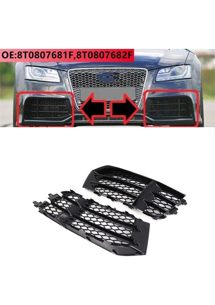 8T0807681F 8T0807682F Sis Aydınlatma Koruması A5 Rs5 B8.5 2008-2016 Sis Lambası Petek Izgara (Yurt Dışından) fiyatları