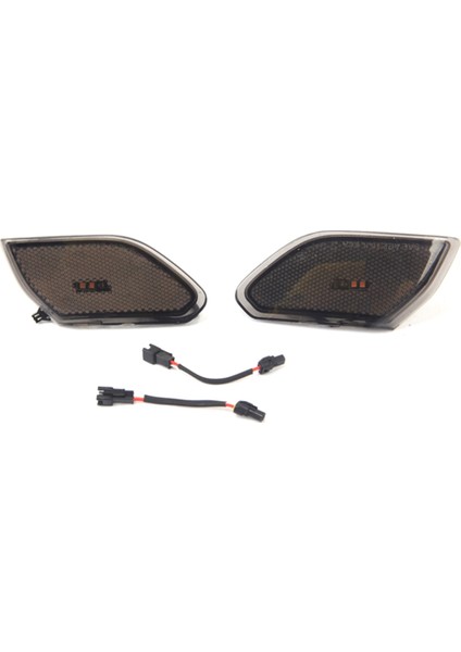 Füme Siyah LED Ön Yan Işaretleyici Işık Dönüş Sinyali Lambası Yuvarlak Kaş Wrangler Jl 2018+ Için (Yurt Dışından) fiyatları