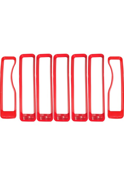 Wrangler 2018 Dış Modifikasyon Için Kırmızı Ön Izgara Çerçevesi Far Halkası Mesh (Yurt Dışından) modelleri