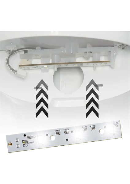 LED Işık Kurulu WR55X26671 PS11767930 AP6035586 Buzdolabının Değiştirilmesi Için 4468532 EAP11767930 LED3344588 (Yurt Dışından)