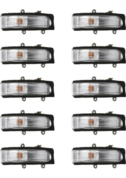 10X Sağ Taraf (Rh) Kanat Ayna Kapı Göstergesi Lens Dönüş Sinyali Işığı 2006-2011 Vios 2008-2013 Için (Yurt Dışından)