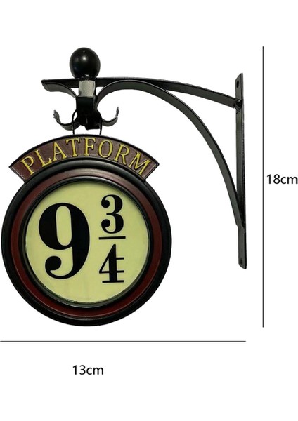3 Adet 9 3/4 Gece Lambası Duvar Asılı Lamba Ev Garaj Odası Dekor Burcu Sihirli Fan Severler Hediye (Yurt Dışından)