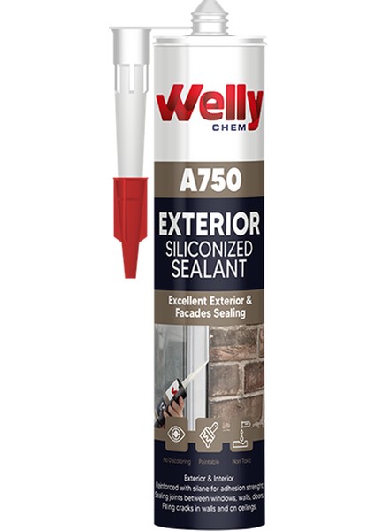 A750 Exterior Silikon Mastik Beyaz 310ML